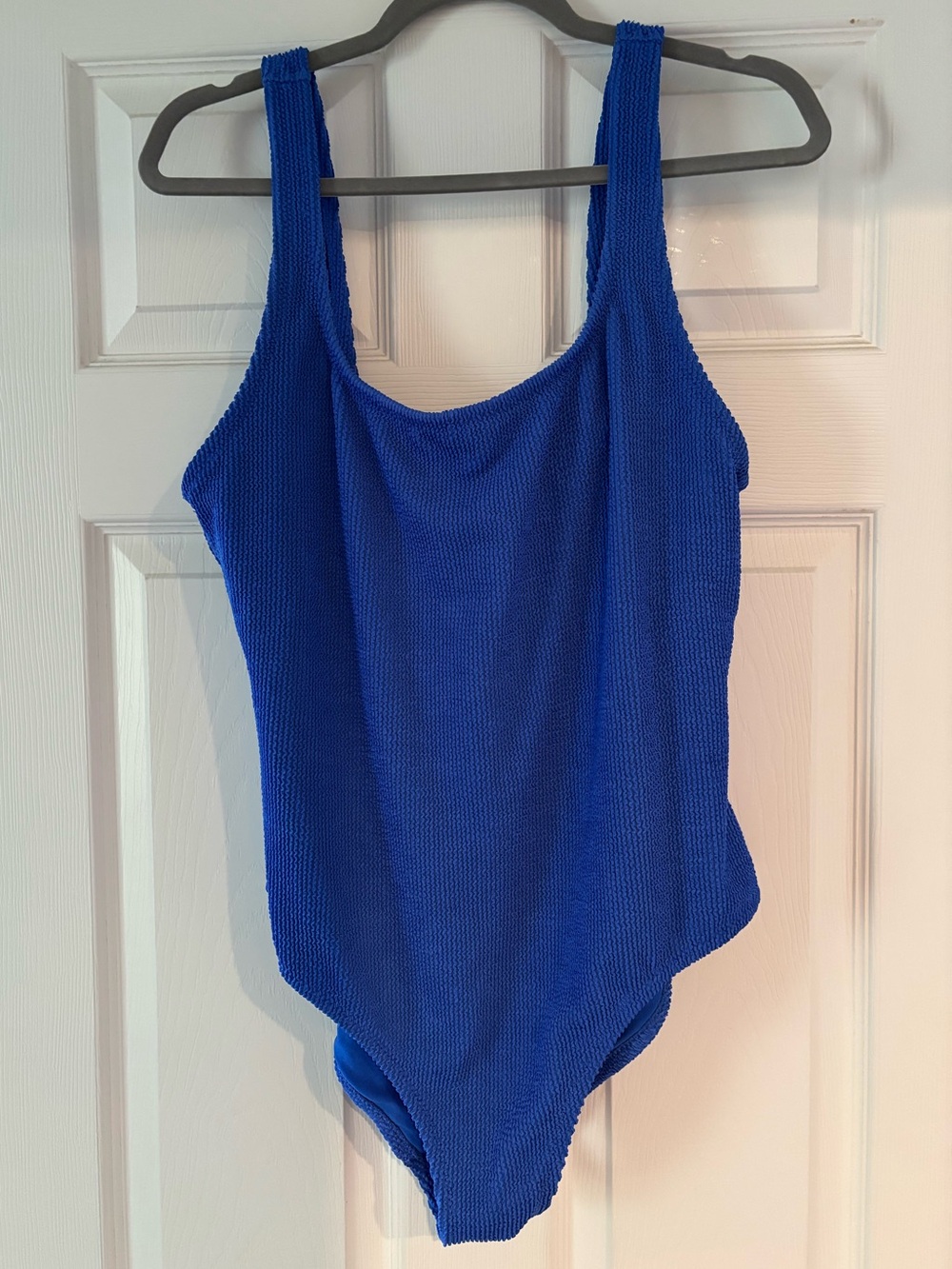 Shade & Shore🌀🌊Cobalt Blue Pucker One Piece Swimsuig